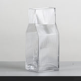 Ornaments Porch Flower Arrangement Transparent Glass Vase Dried Flower Vase Decoration