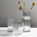 Ornaments Porch Flower Arrangement Transparent Glass Vase Dried Flower Vase Decoration