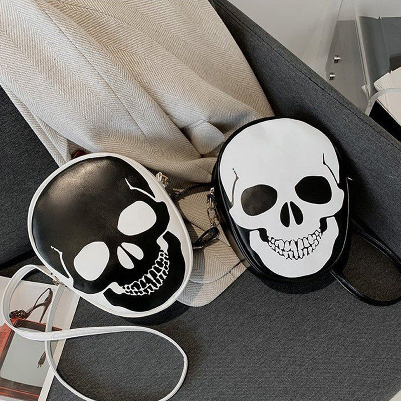 Skull Shoulder Bag | Waterproof Messenger Bag for Kids, Couples &Women