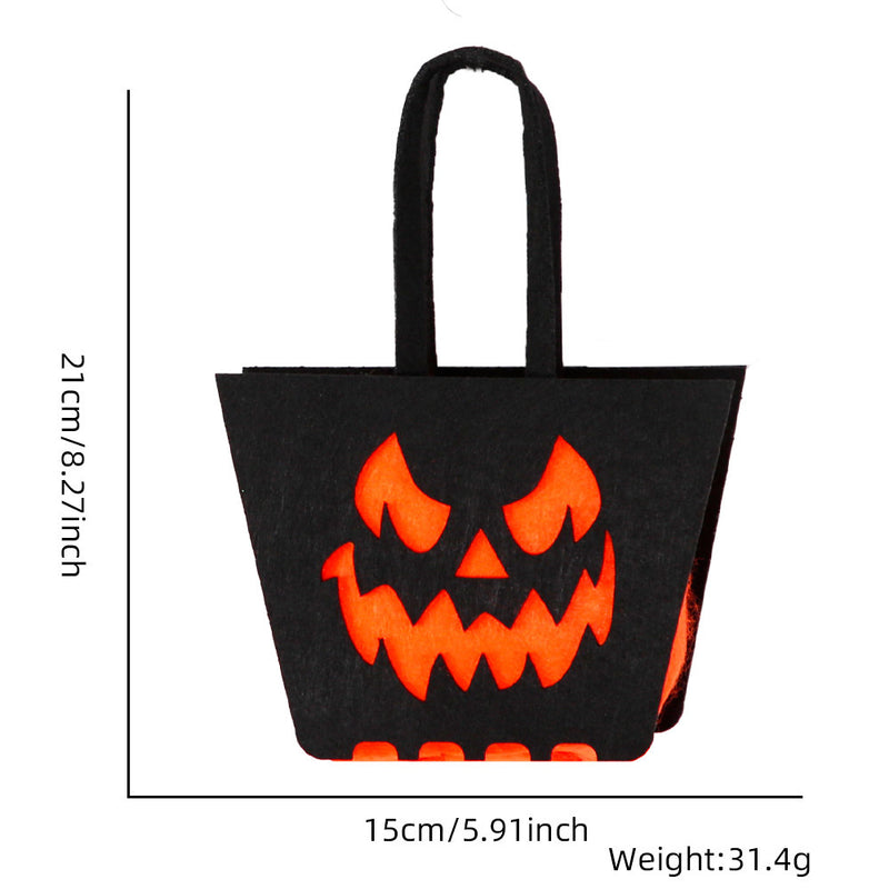 felt halloween bag