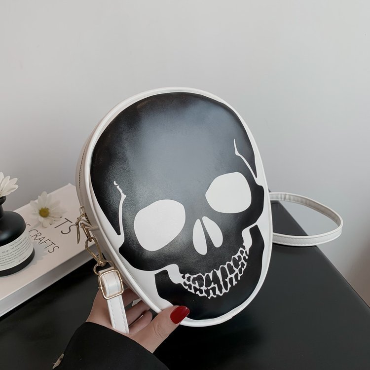 Skull Shoulder Bag | Waterproof Messenger Bag for Kids, Couples &Women