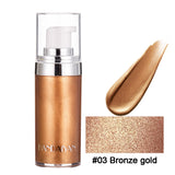Liquid Highlighter in Bronze Gold shade for radiant face and body glow.