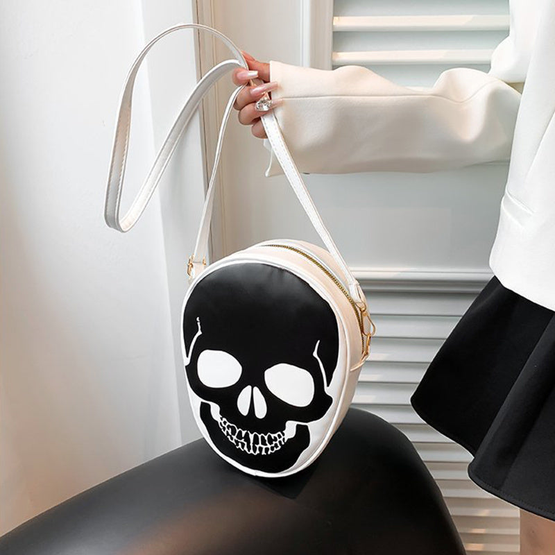 Skull Shoulder Bag | Waterproof Messenger Bag for Kids, Couples &Women
