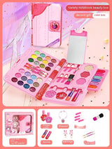 Kids Makeup Set featuring a colorful variety of washable cosmetics, perfect gift for girls aged 7-14.
