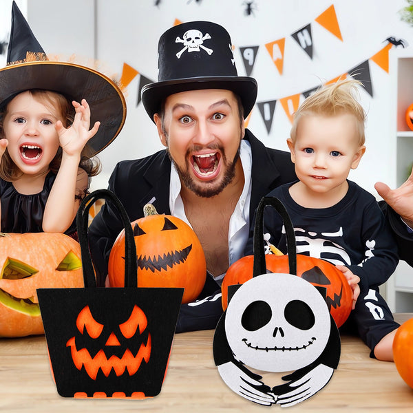 Halloween Candy Bag | Felt Trick-or-Treat & Party Decoration Props