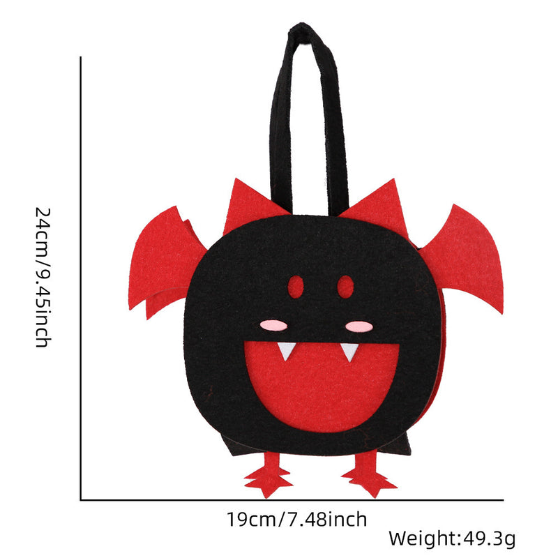 Halloween Candy Bag | Felt Trick-or-Treat & Party Decoration Props