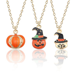 halloween cat necklace